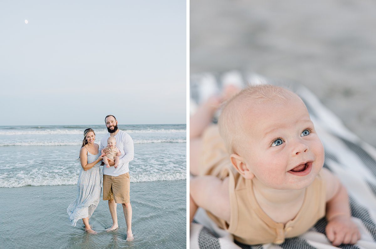 beach family session
